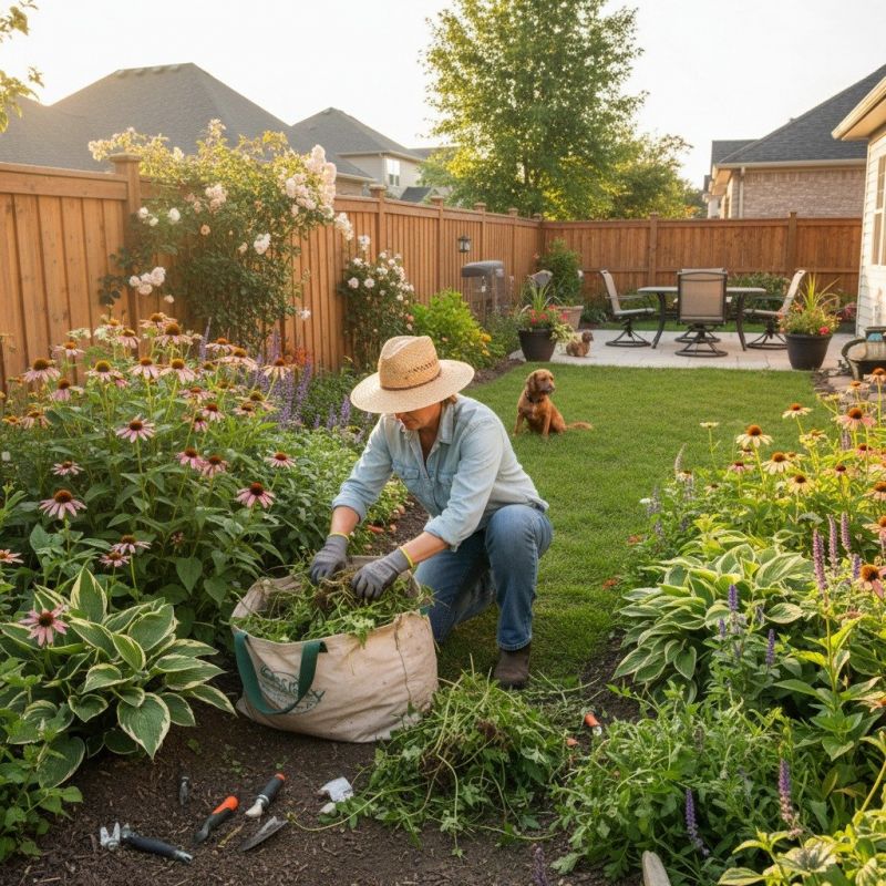 Weeding And Mulching